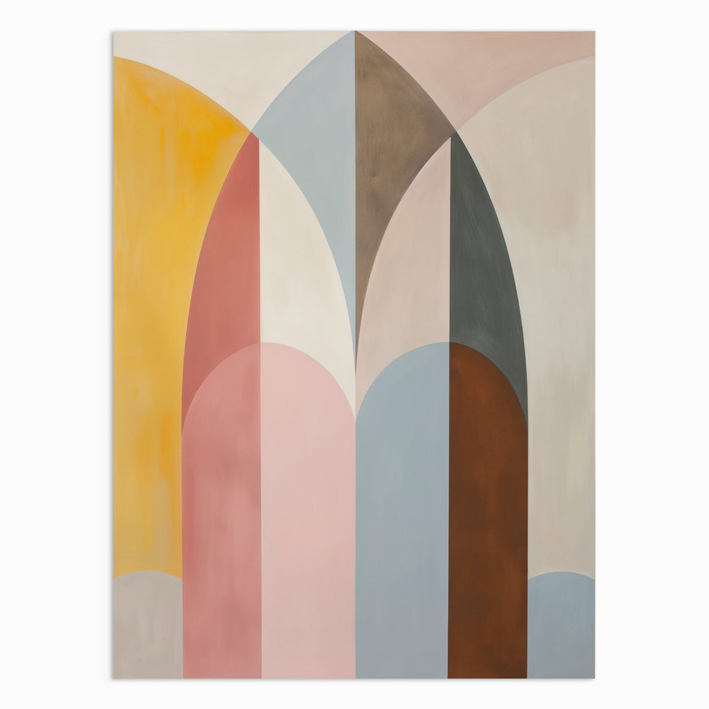 Serene Geometric Arch