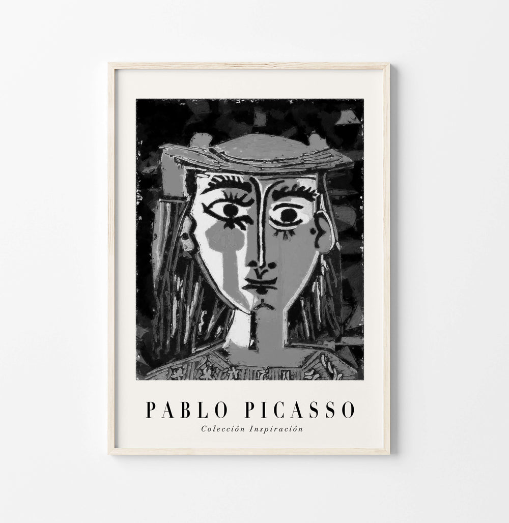 Black and white Picasso Canvas Print