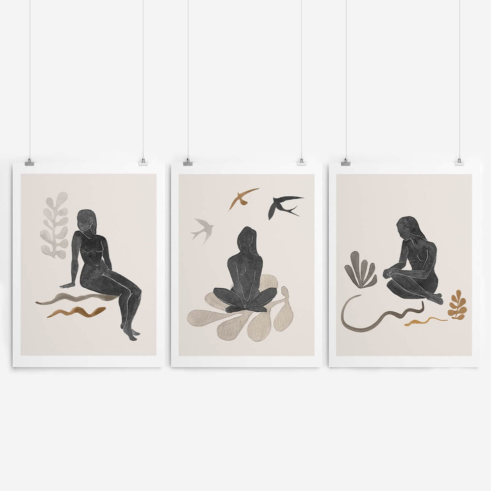 Modern Minimalist Watercolour Women
