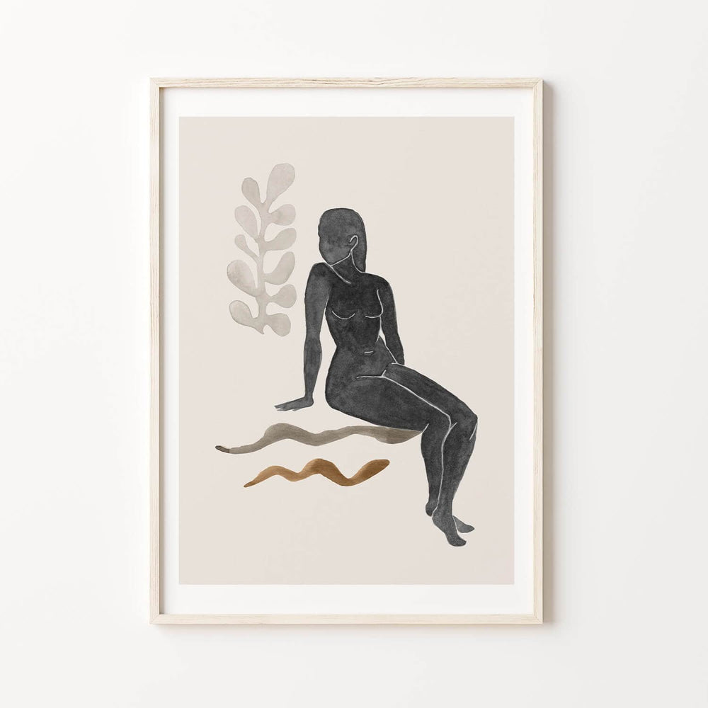 Neutral Wall Art Watercolour Painting