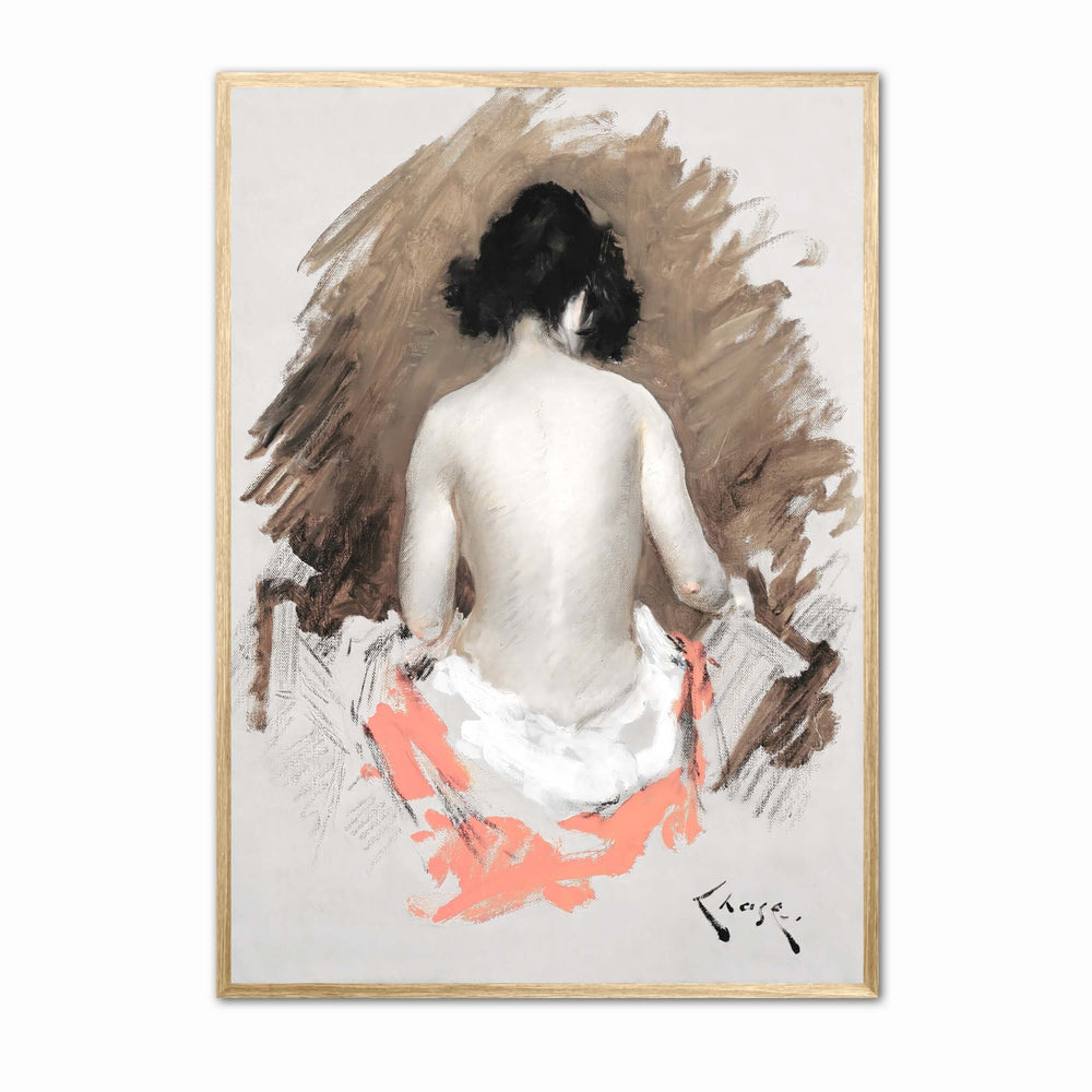 Nude Woman Painting - William Merritt Chase