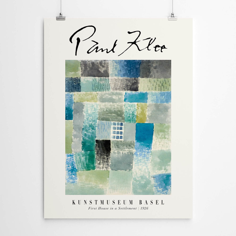 Paul Klee Wall Art First House in a Settlement