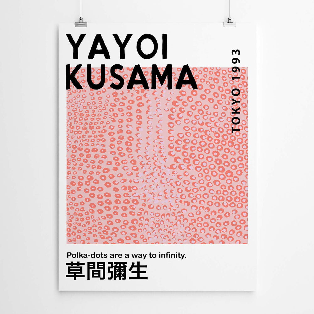 Yayoi Kusama Exhabition Style Poster