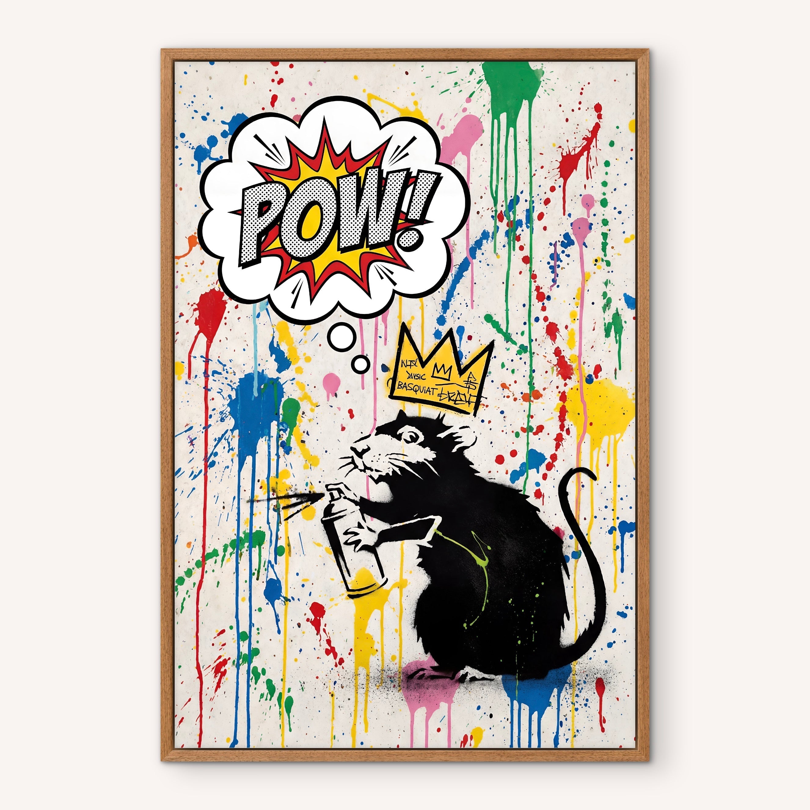 Banksy Rat Art Print