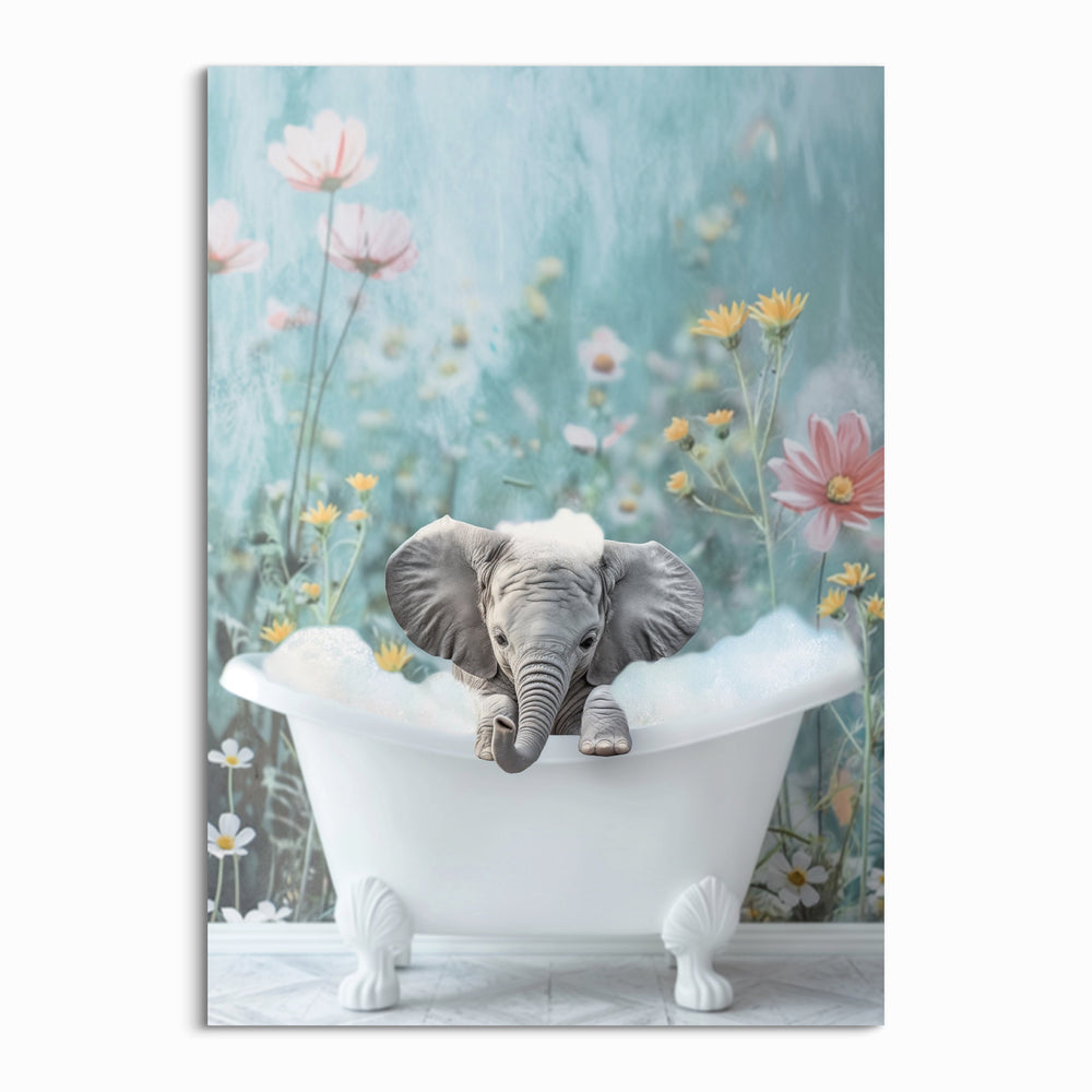 Blue Blossom Bath