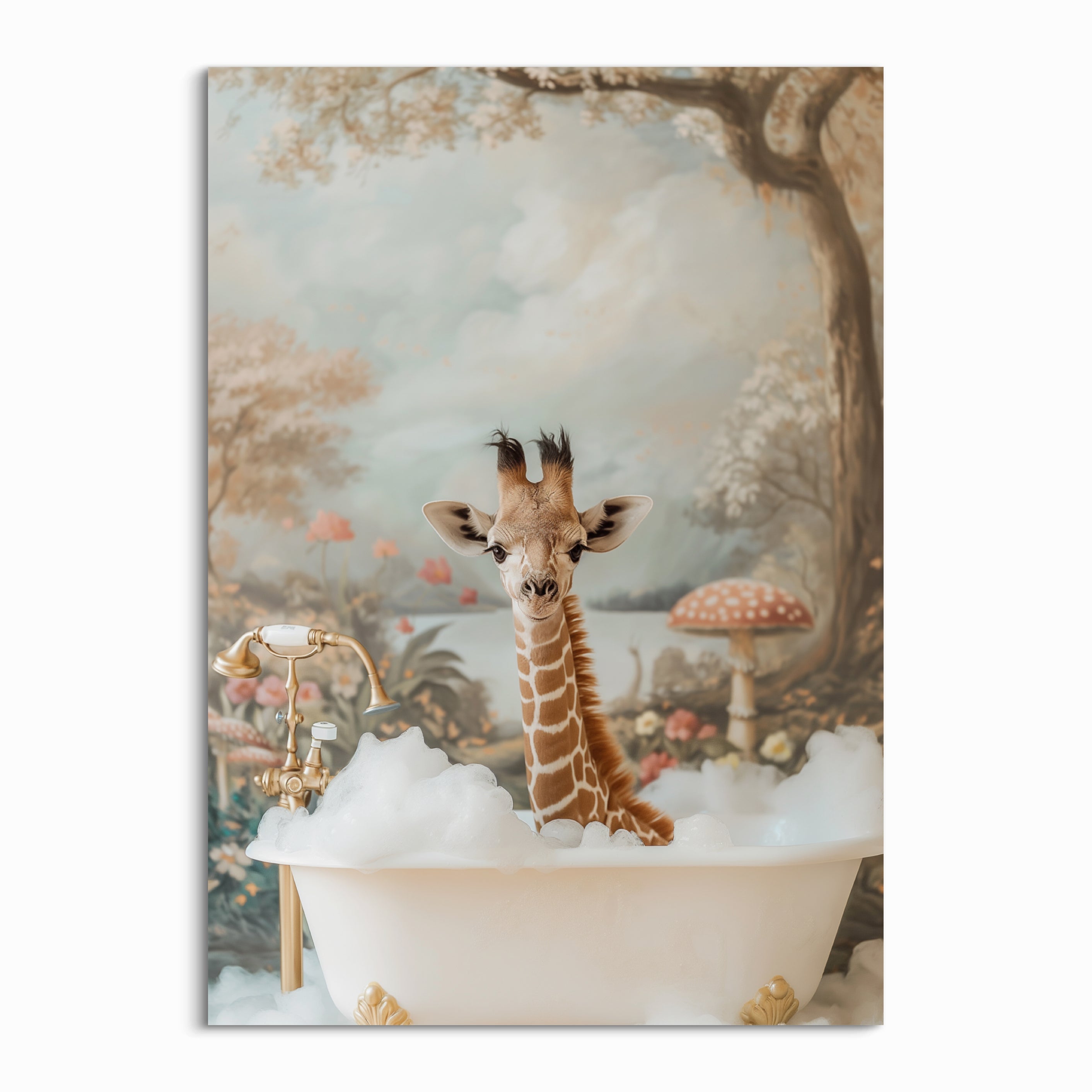 Whimsical Giraffe Soak