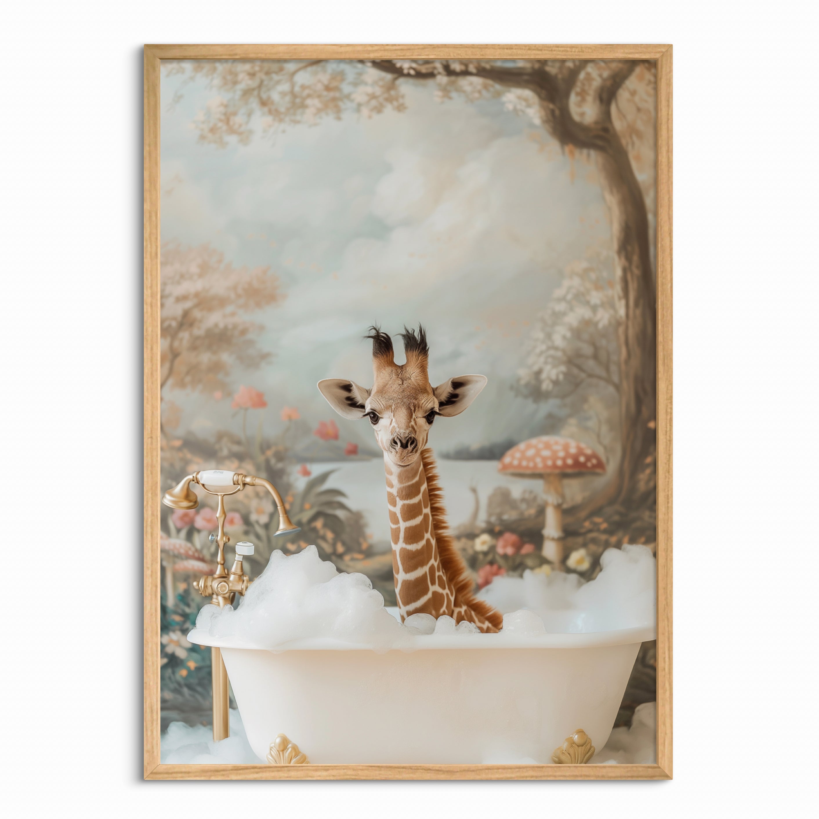 Whimsical Giraffe Soak