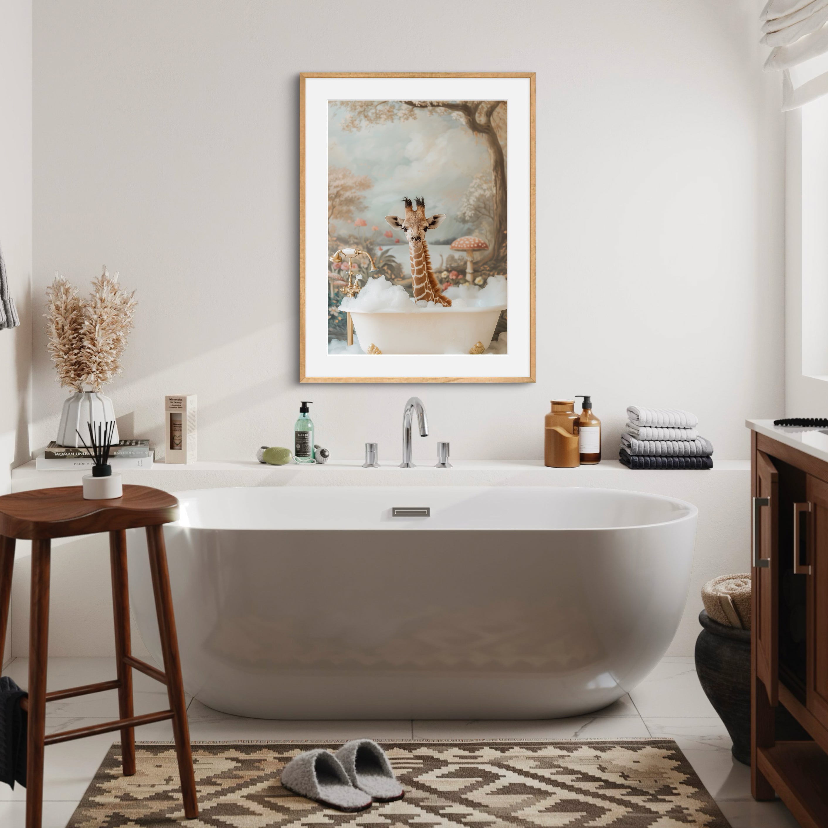 Whimsical Giraffe Soak