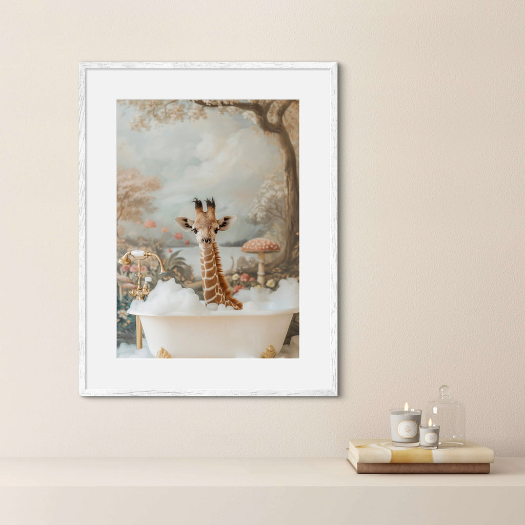 Whimsical Giraffe Soak