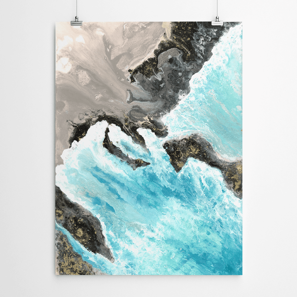 Abstract Beach Art Print