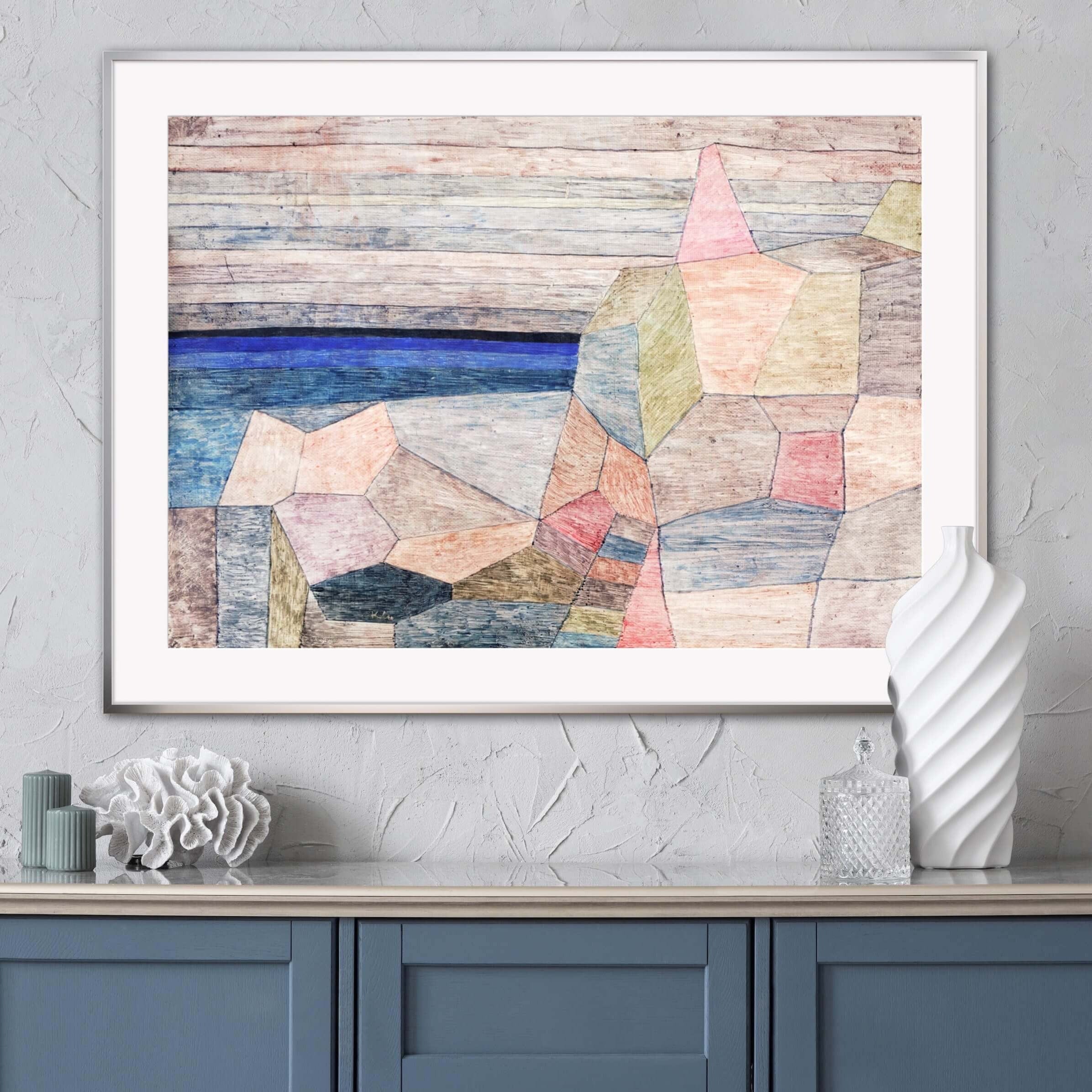 Abstract Seascape Print - Paul Klee