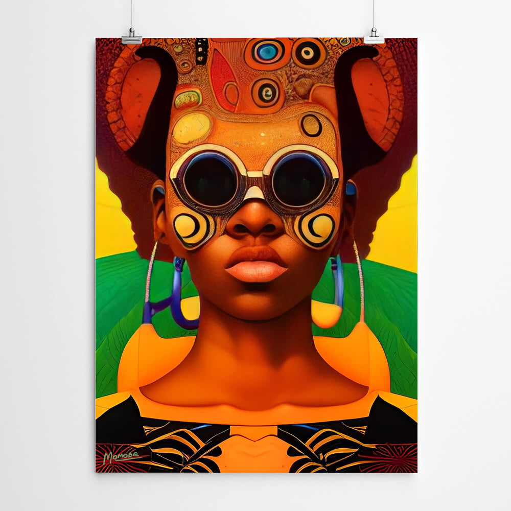 African Portrait Art Print