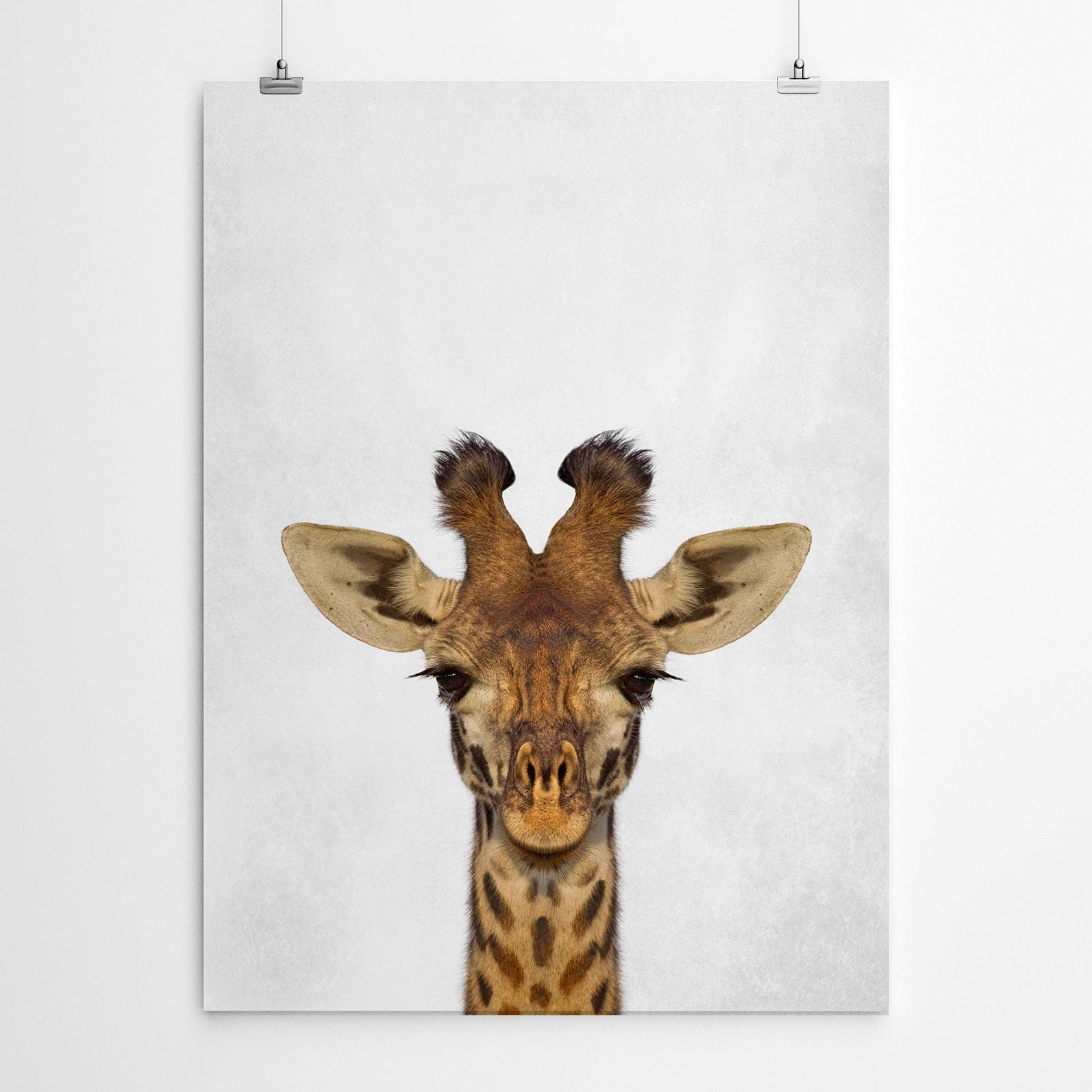 Baby Giraffe Nursery Wall Art