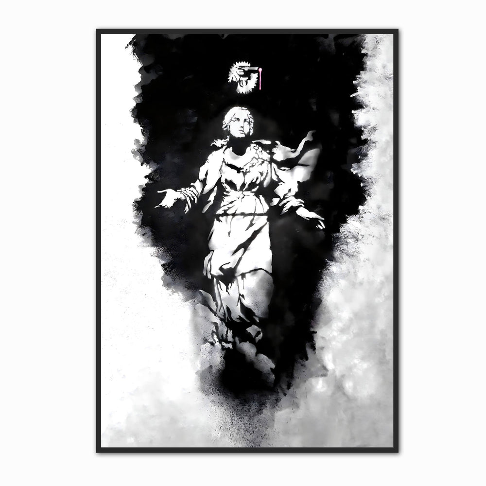Banksy Angel Art Poster