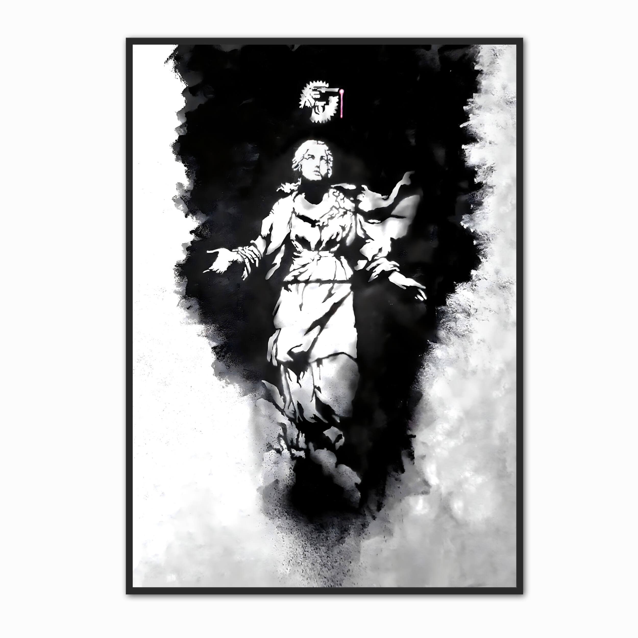 Banksy Angel Art Poster