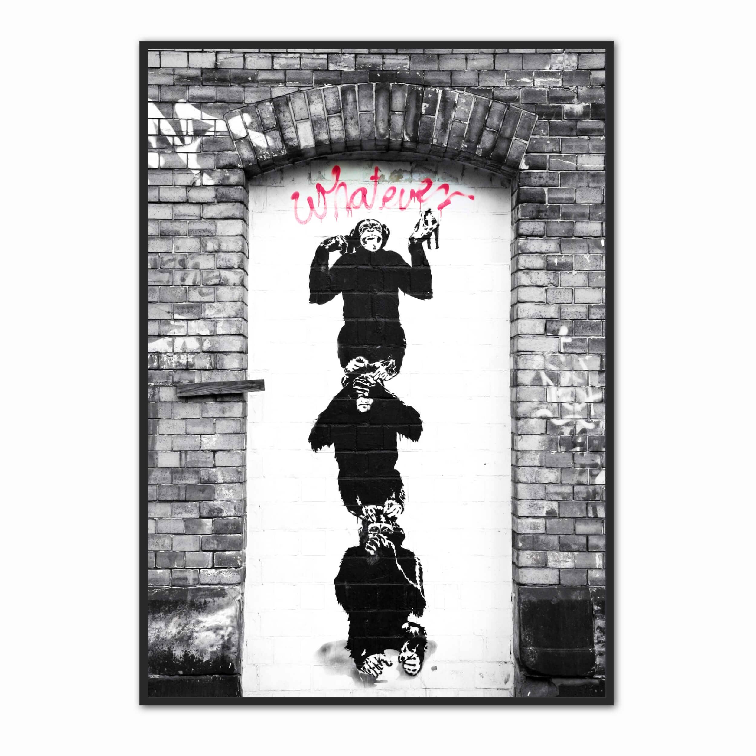 Banksy Canvas Print - Three Monkeys