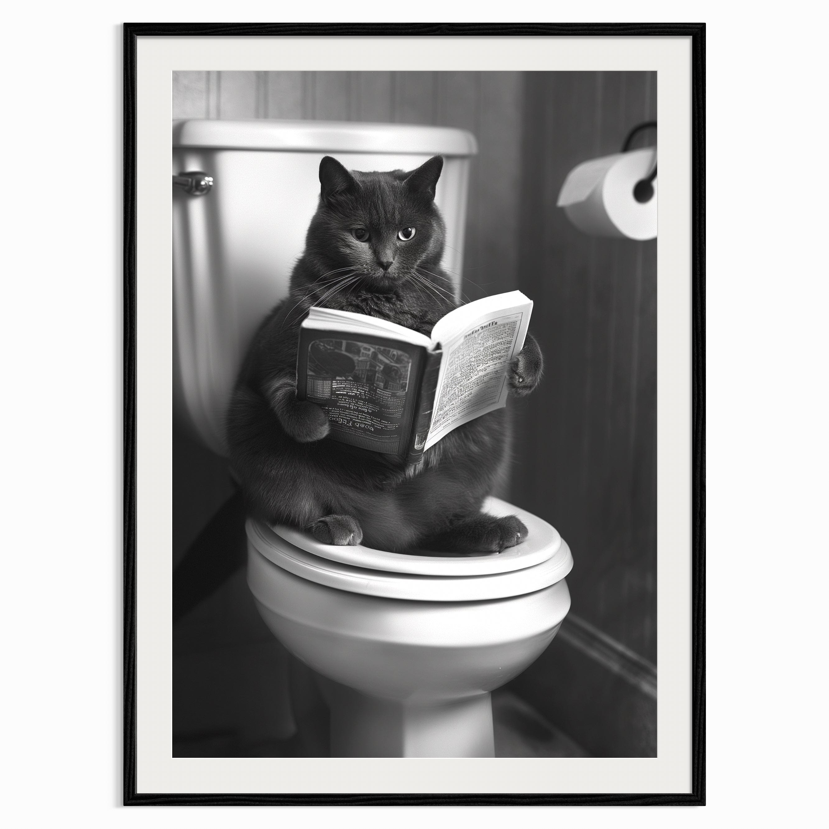 Plus Size Kitty on the Loo