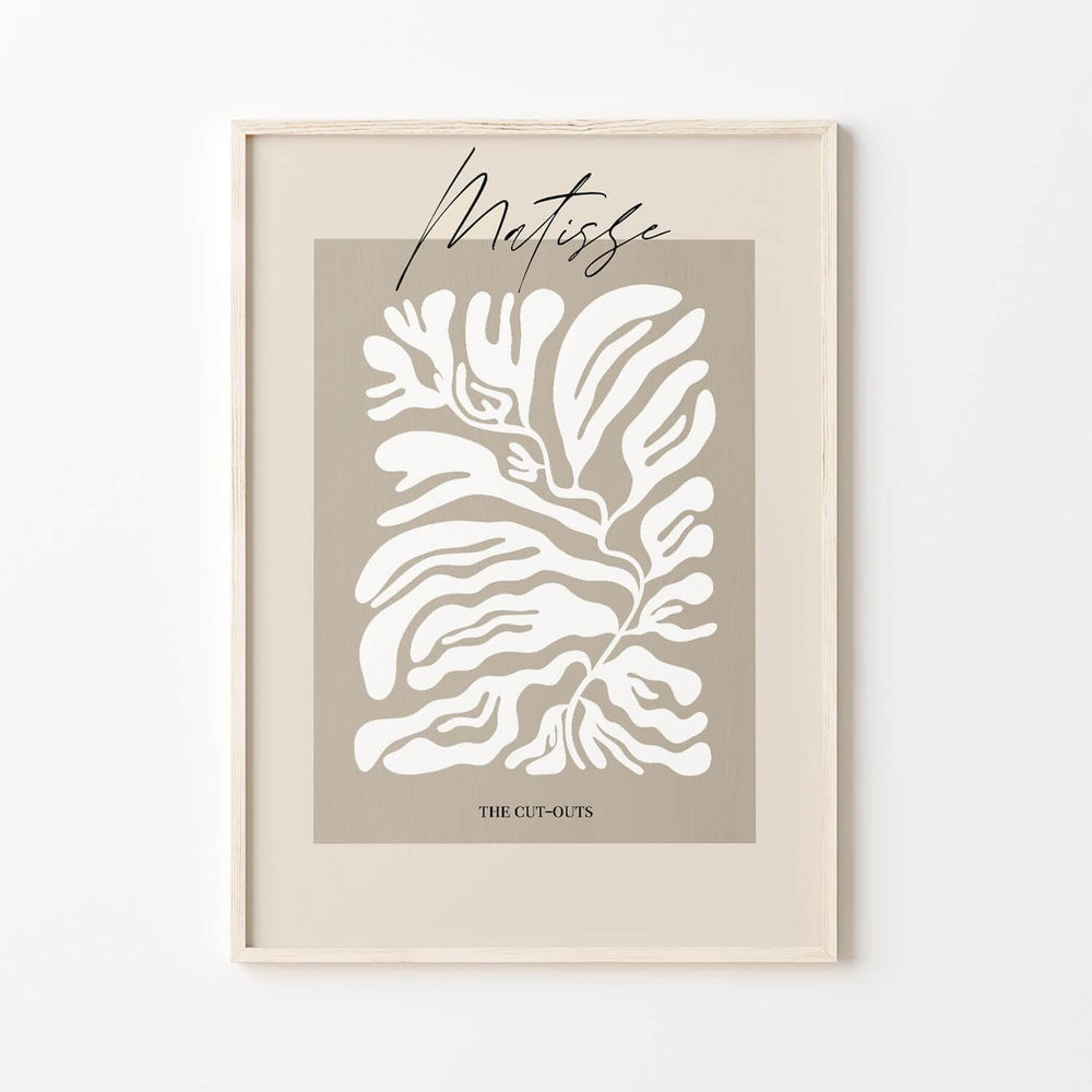 Beige Matisse Minimalist Wall Decor