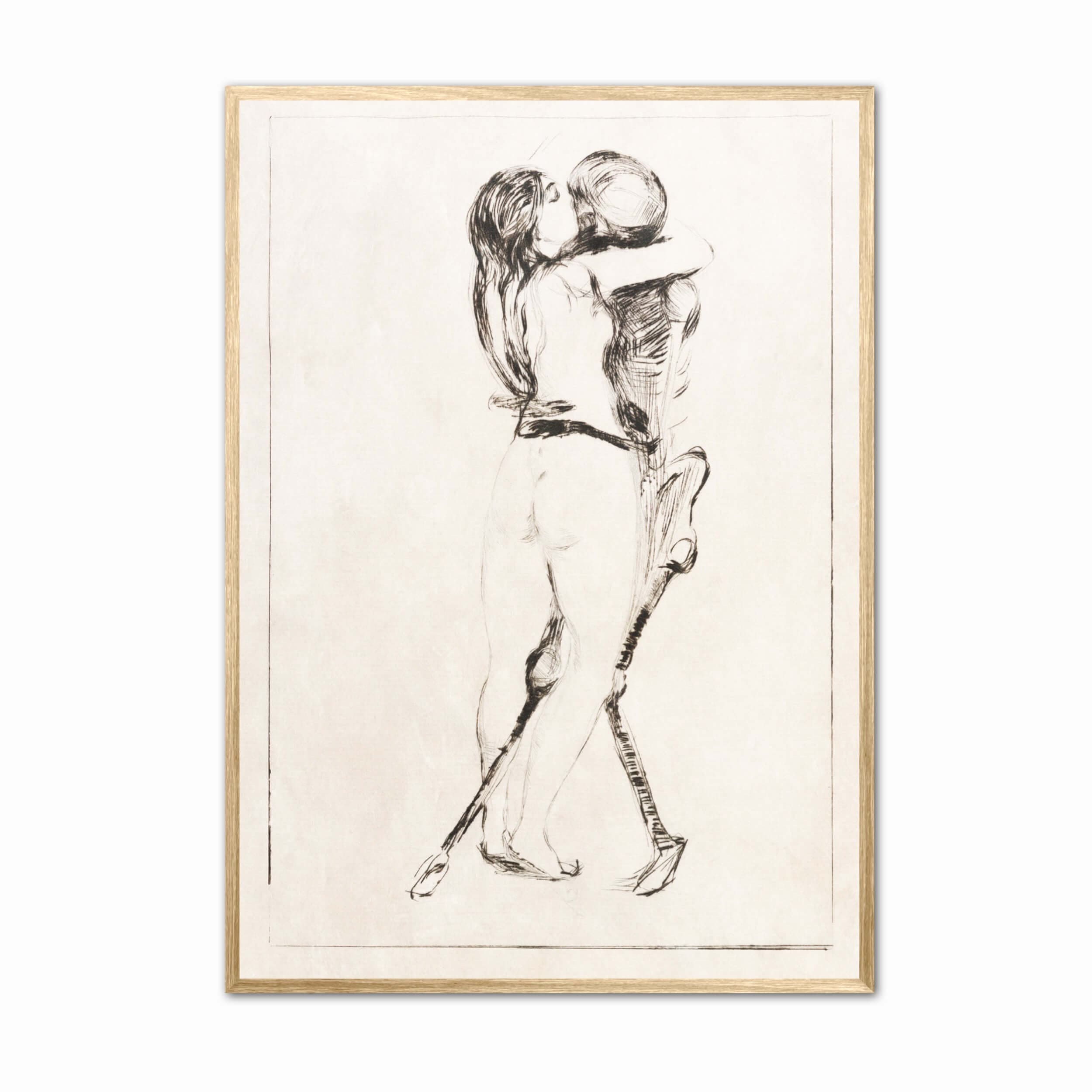 Black & White Sketch - Edvard Munch
