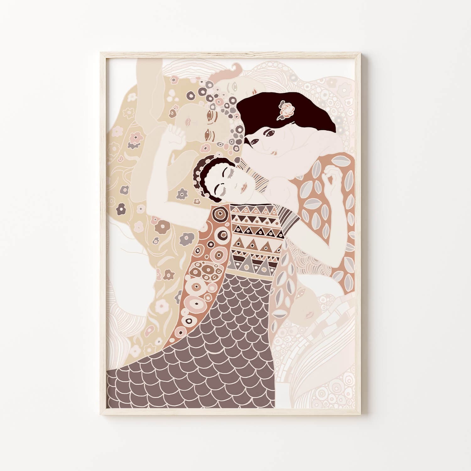 Boho Klimt Wall Art