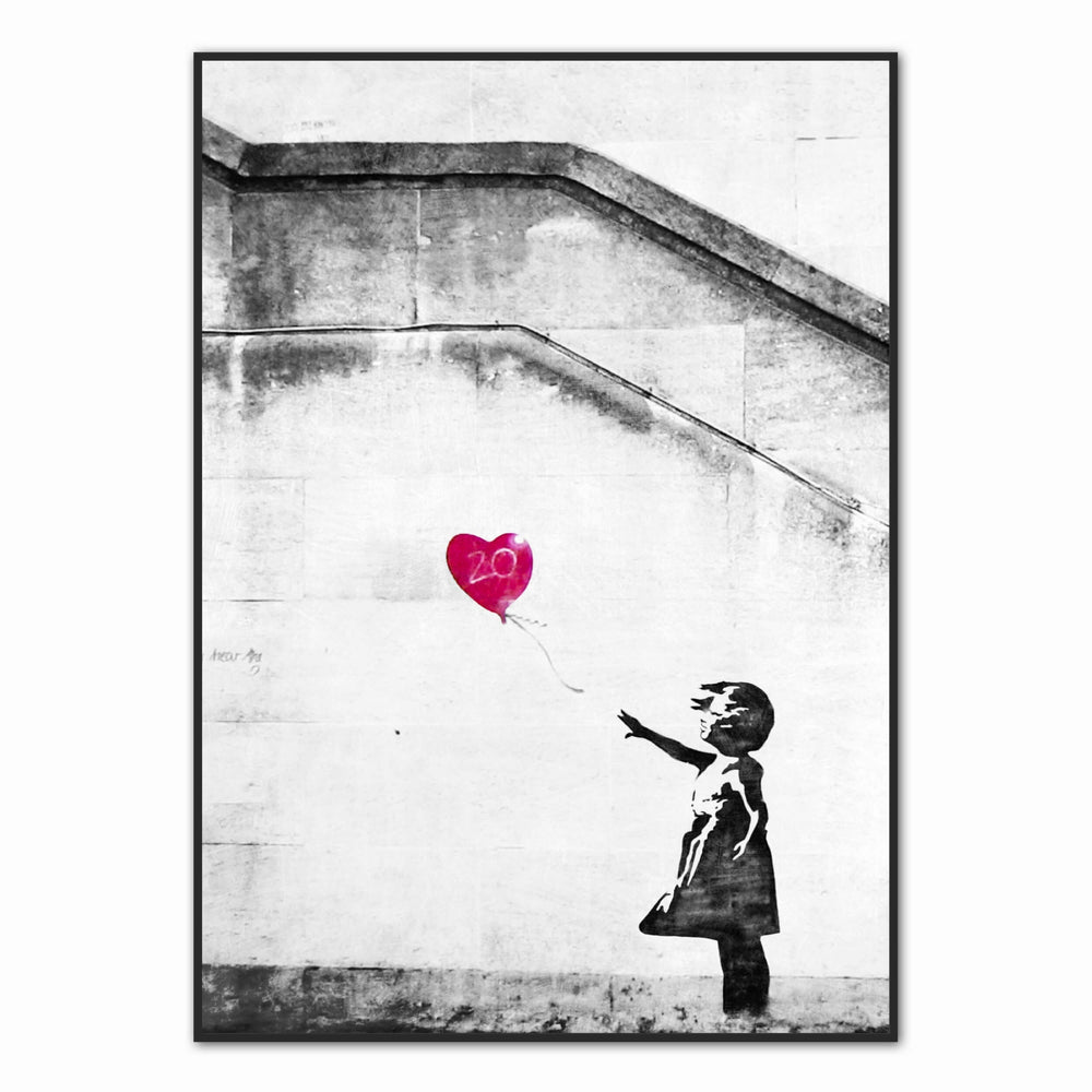 Girl With A Balloon Banksy Print
