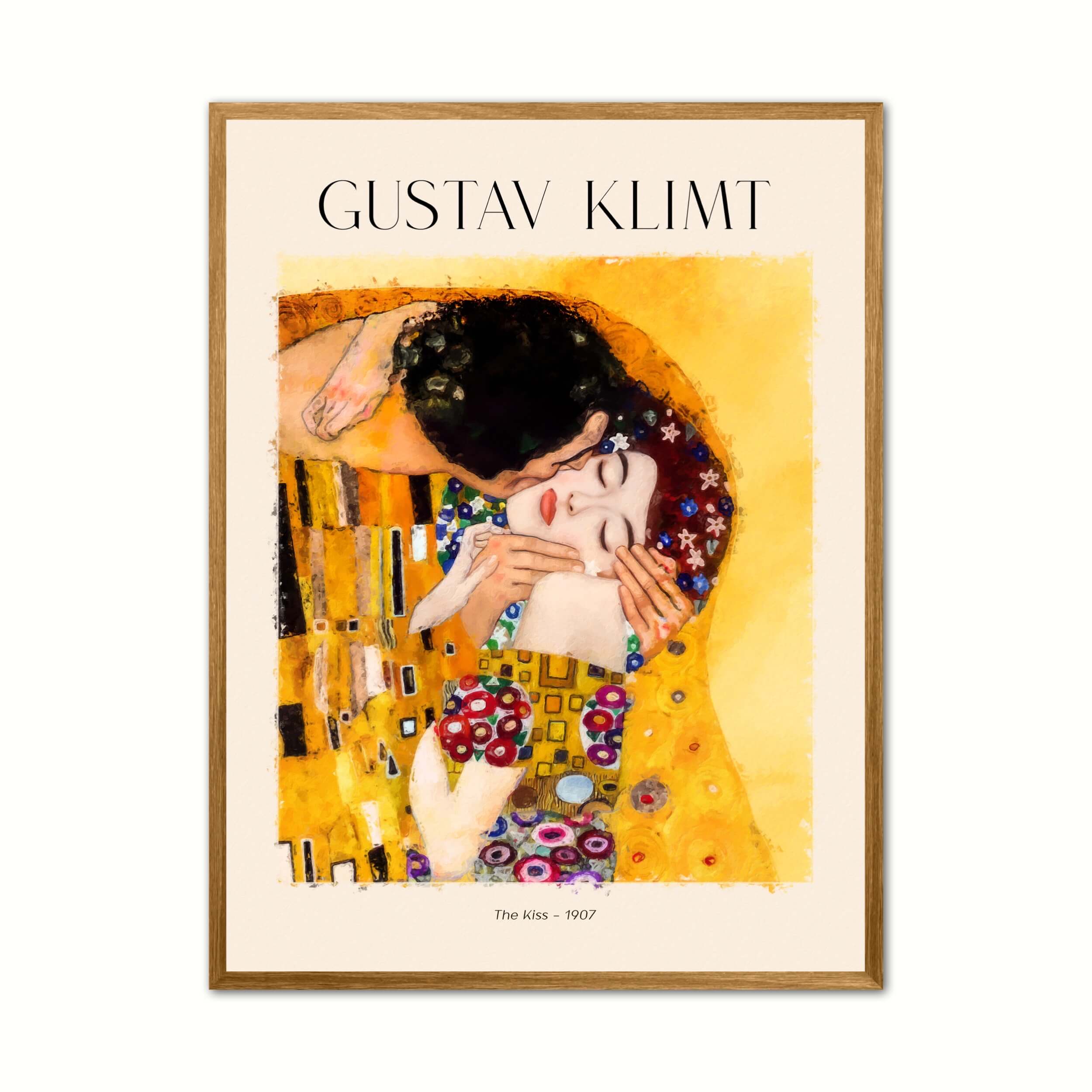 Gustav Klimt Poster - The Kiss