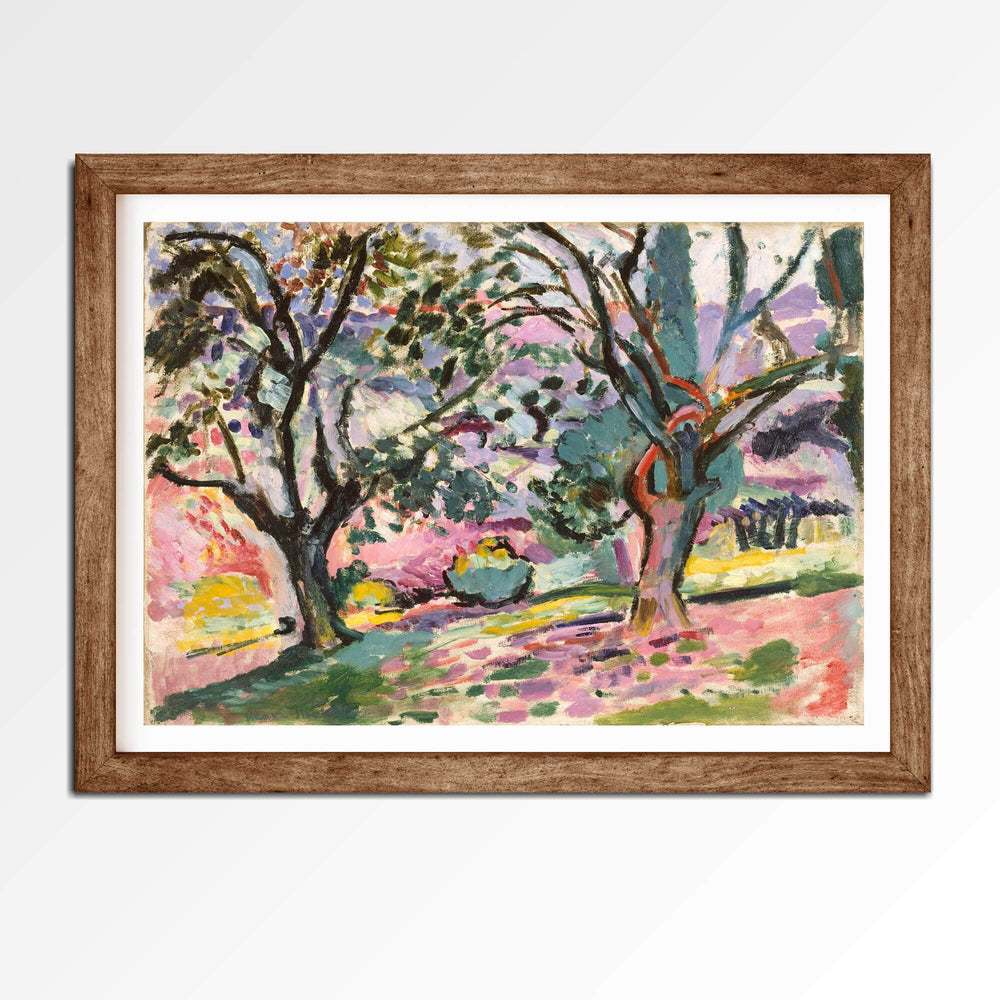 Henri Matisse Oil Painting Print For Sale - Olive Trees