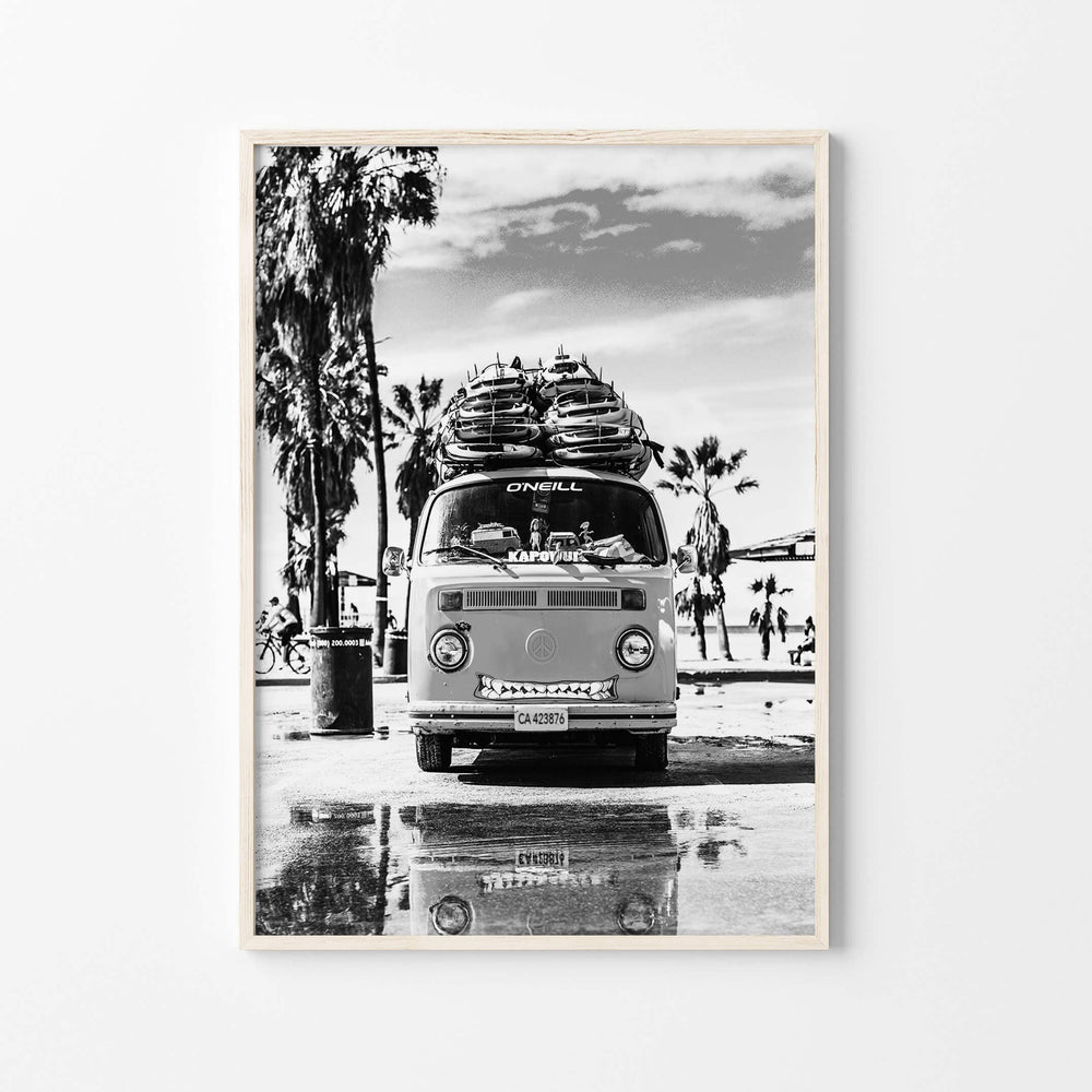 Hippy Van Wall Art Print