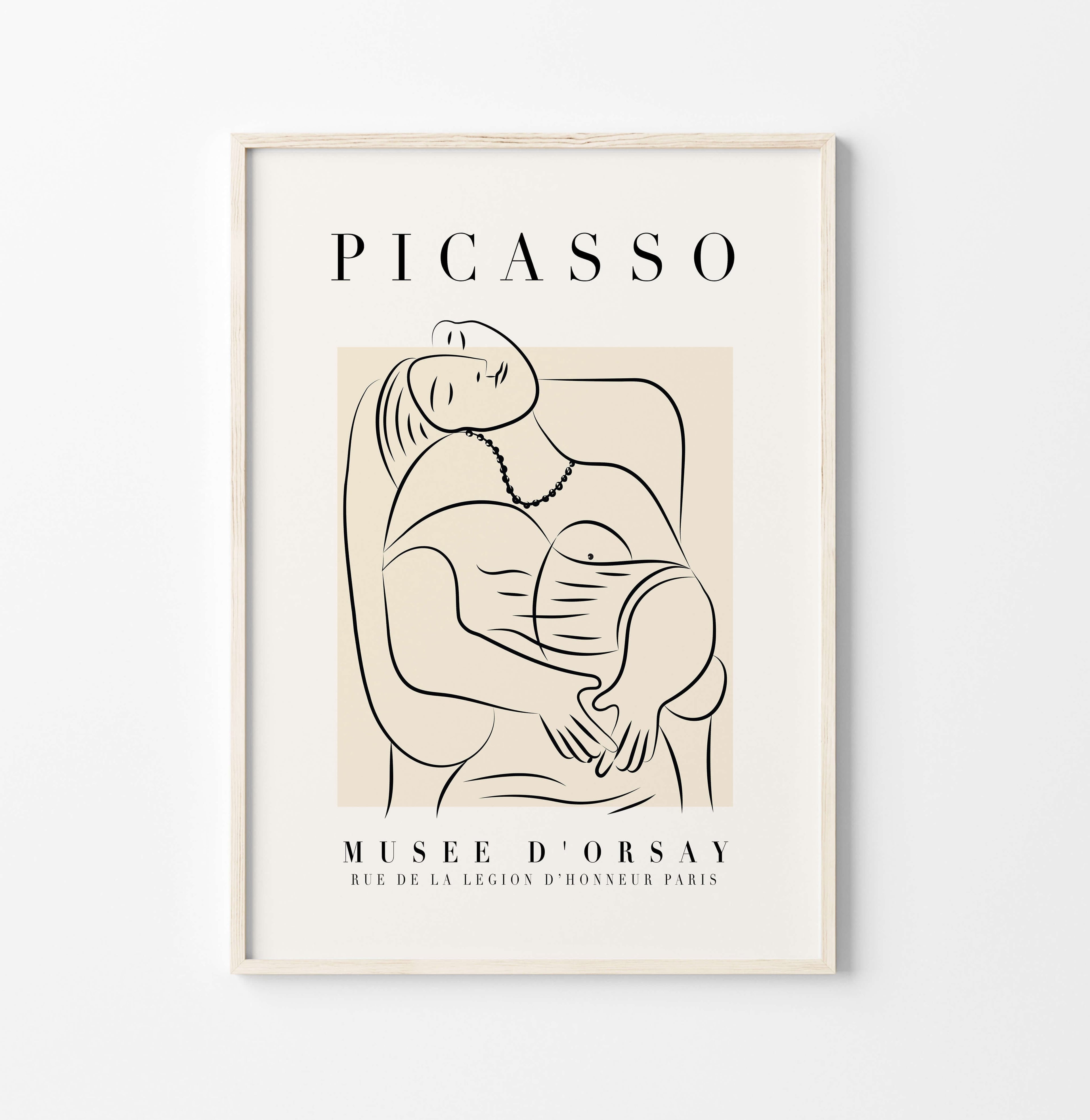 Le Rêve Picasso Line Art
