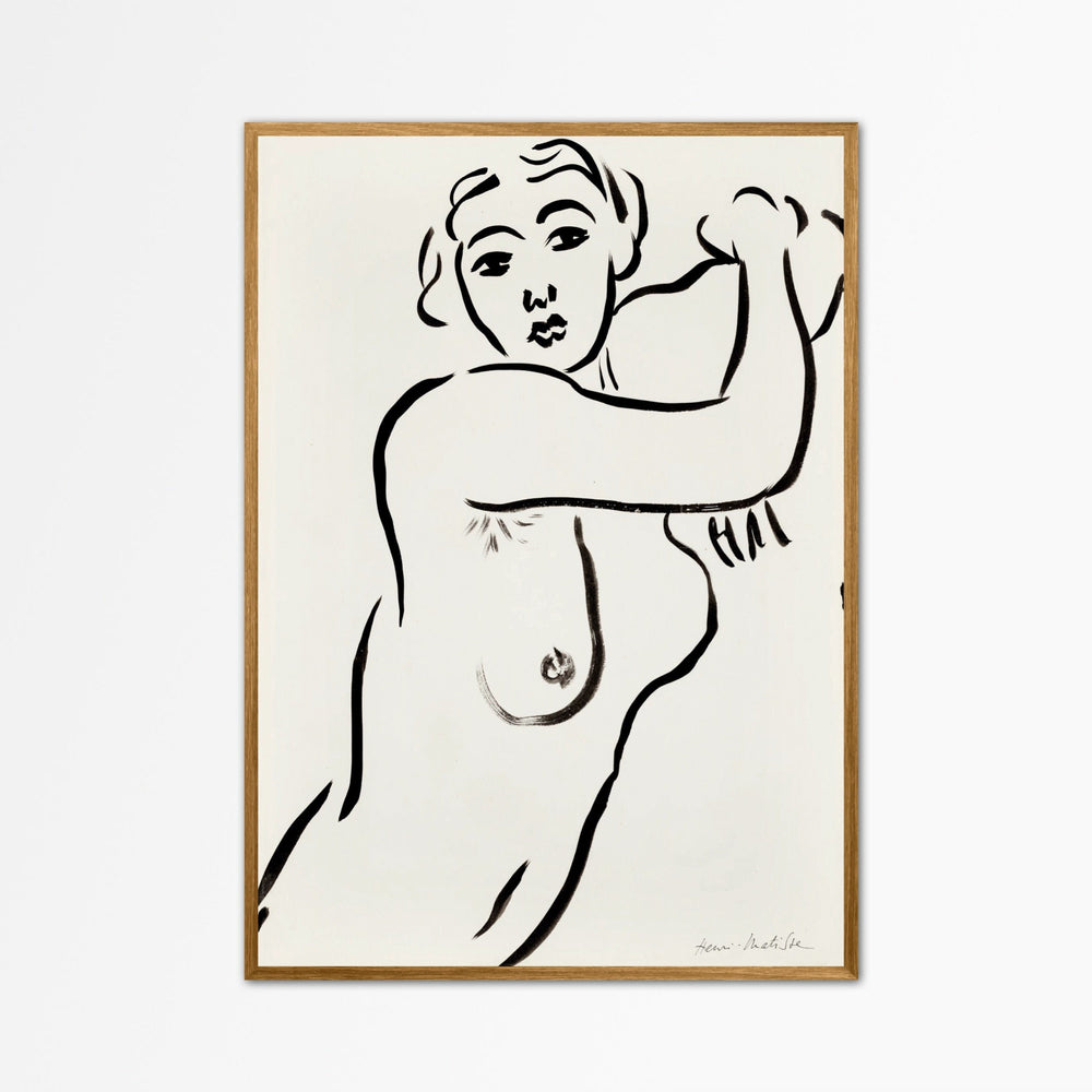 Line Drawing Print by Matisse