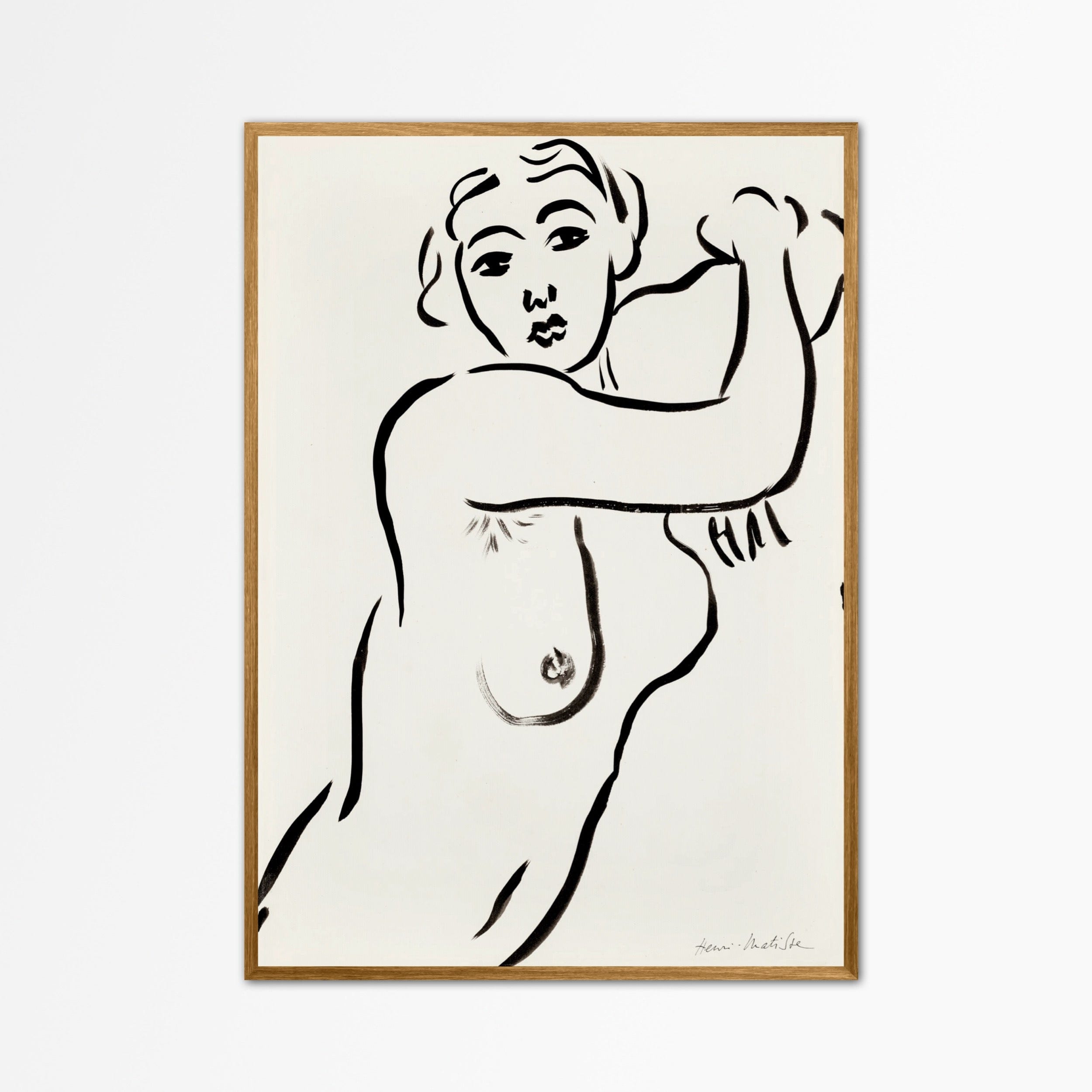 Line Drawing Print by Matisse