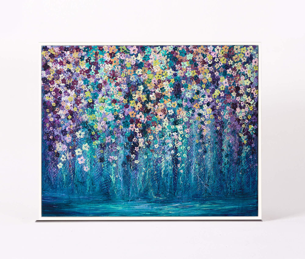Original Painting for Sale - Colourful Impressionist Flowers