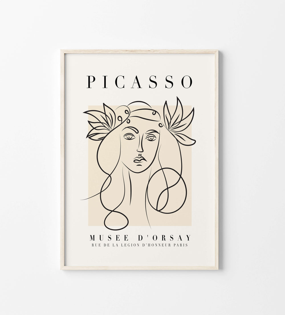 Picasso Marie Françoise Gilot Portrait Poster