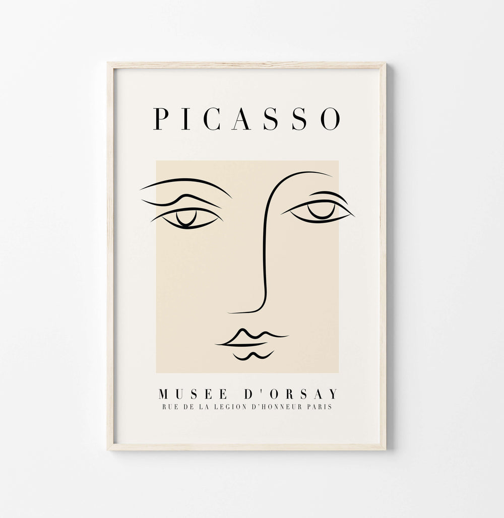 Picasso Portrait Exhibition Poster
