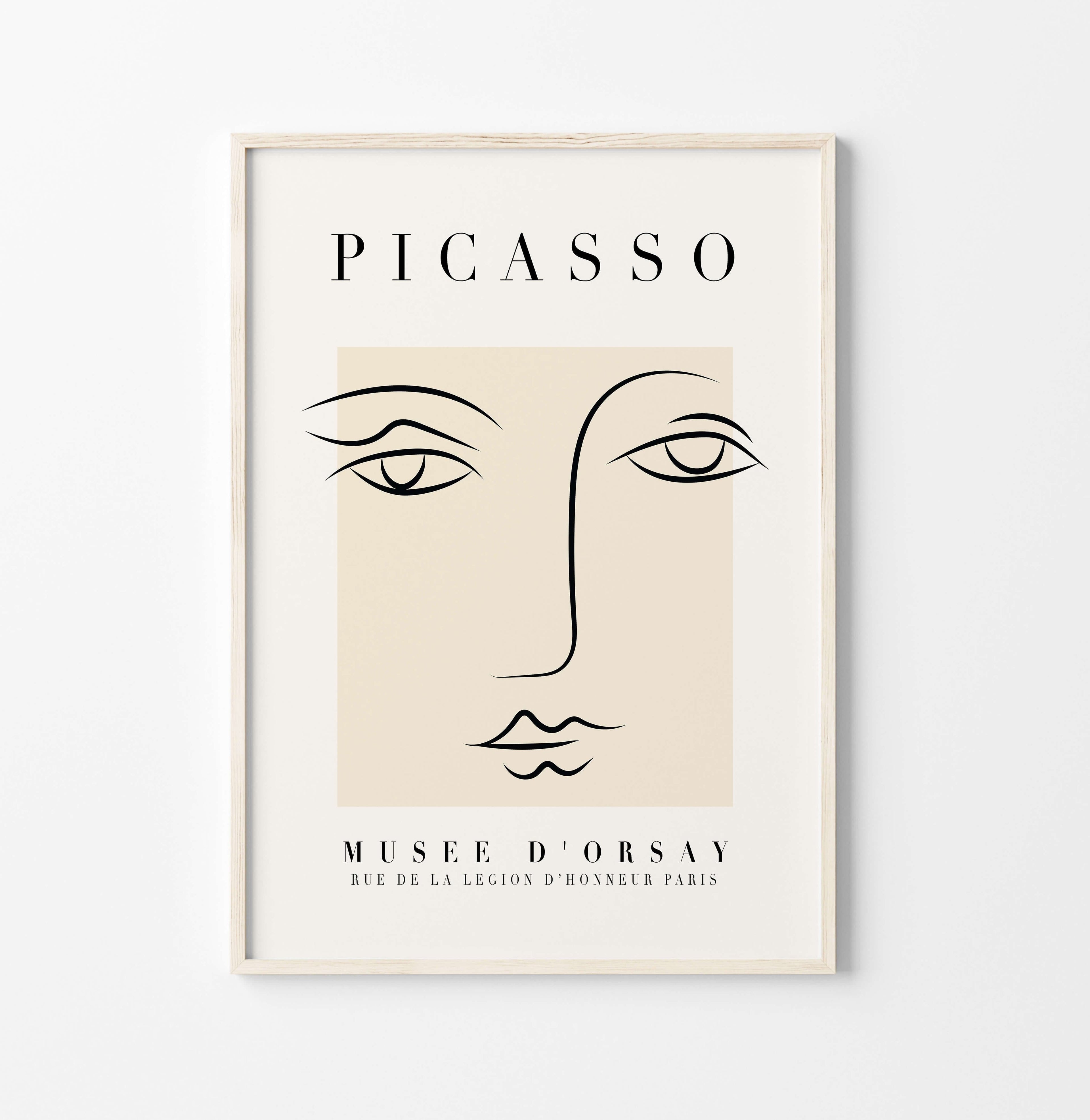 Picasso Portrait Exhibition Poster
