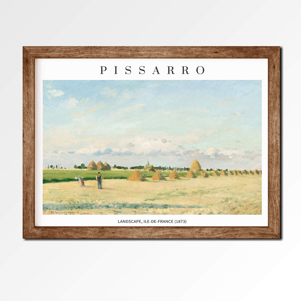 Pissaro oil painting canvas print for sale