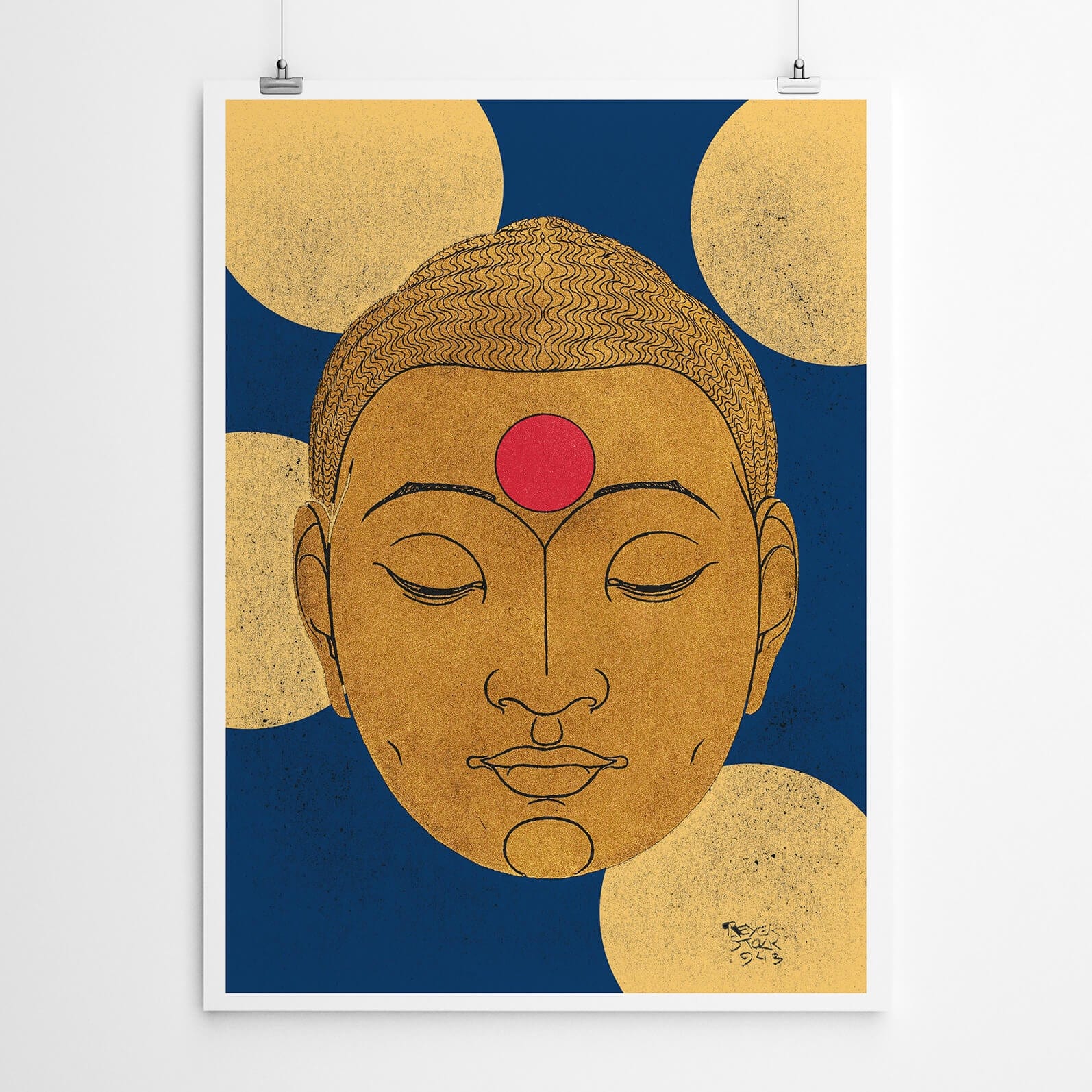 Pop Art Buddha Wall Art