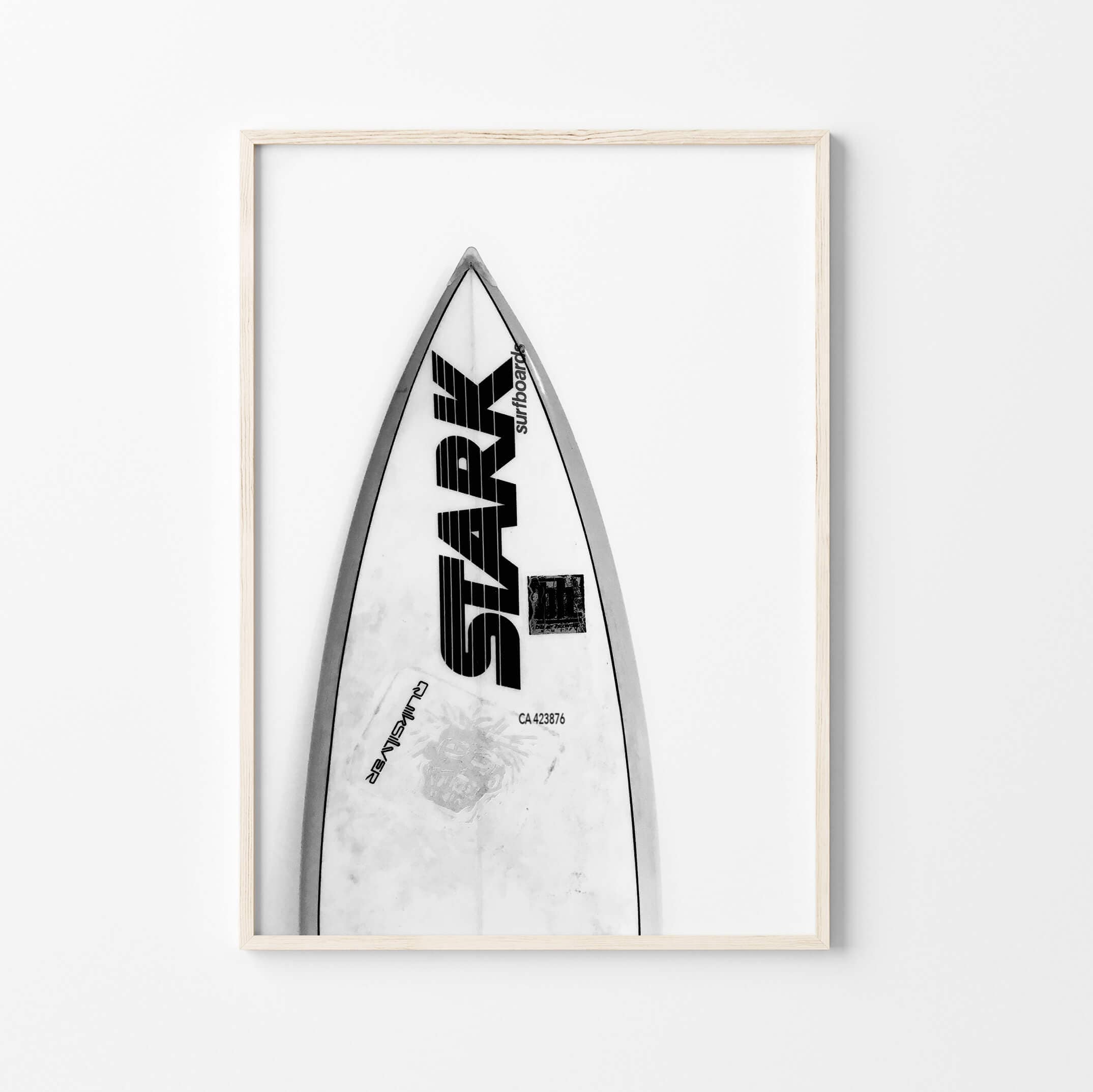 Surfboard Wall Art Print