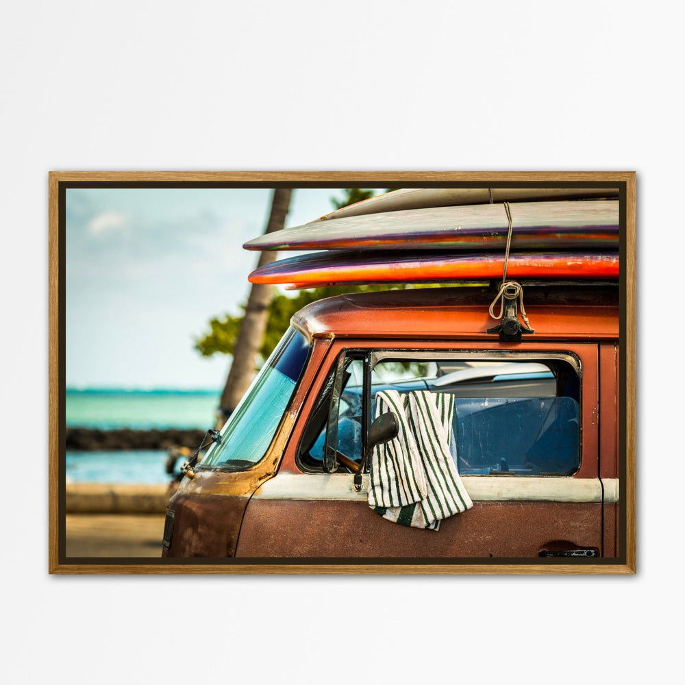 Wall Art Hippie Van